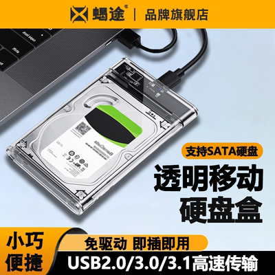 USB3.0透明移动硬盘盒