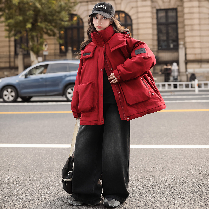 女童羽绒服2025新款洋气派克服潮