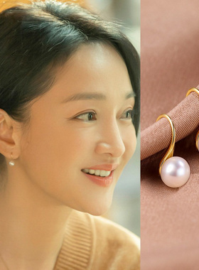 ACC施家大珍珠耳环女925纯银2025新款爆款耳钉高级感轻奢小众耳饰