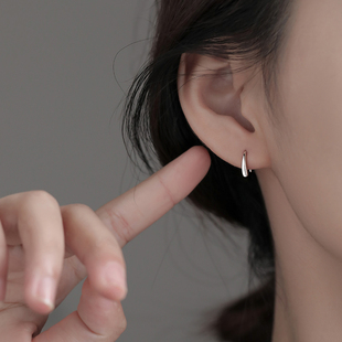 ACC水滴耳钉女999纯银2025年新款 高级感养耳洞耳环轻奢耳饰品 爆款