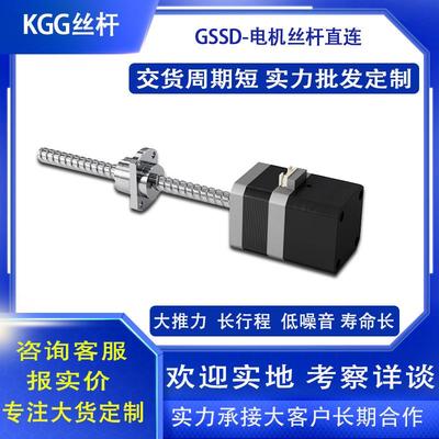 GSSD系列电机丝杆直连 闭环步进机电高精密电动丝杆低噪音
