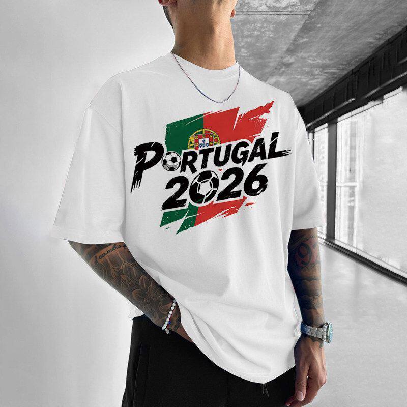 2026世界杯国家队纯棉宽松T恤