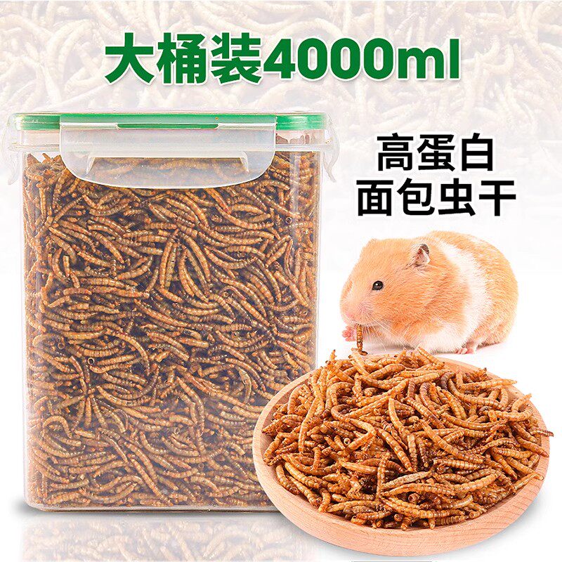 仓鼠粮食刺猬金丝熊面包虫干零食八哥用品饲料喂鸡专用零食食物