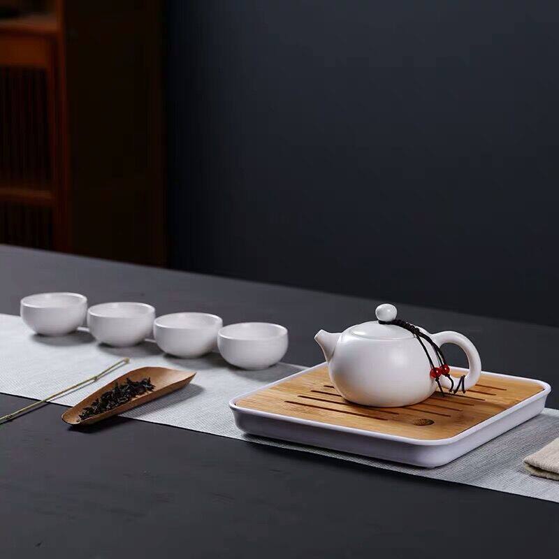 定窑便携客厅功夫日式旅行茶具