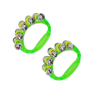 奥尔夫乐器透明手摇串铃幼儿园儿童音乐启蒙玩具感统舞蹈抓握铃