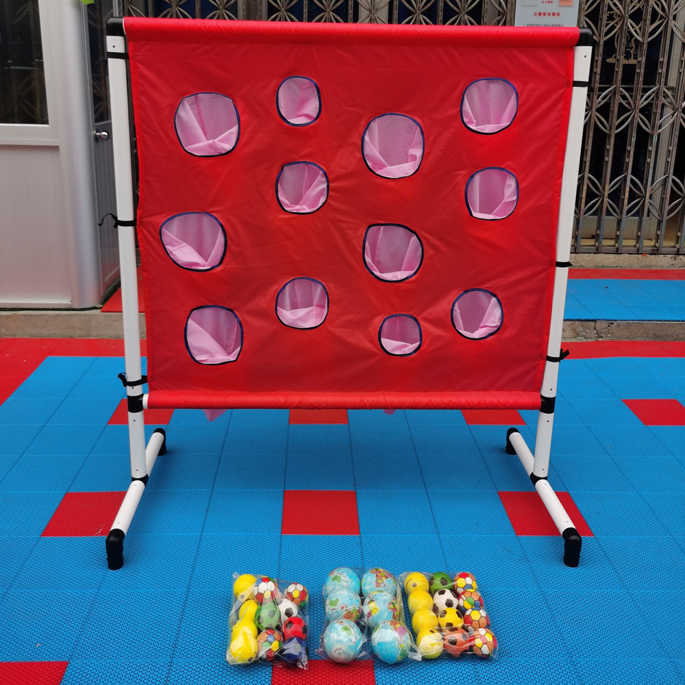 方形大投掷架儿童感统训练器材投球器手眼协调游戏飞镖盘靶专注力