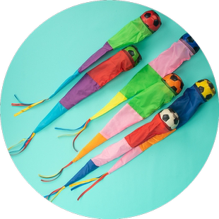 流星球沙包幼儿园感统训练器材彩带带风阻软球体育器材儿童抛接球