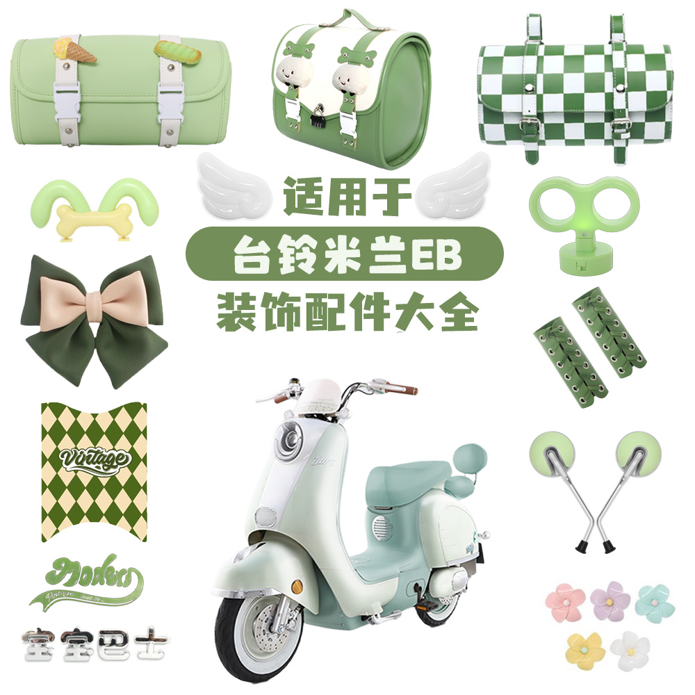 适用台铃超能米兰EB浅绿色