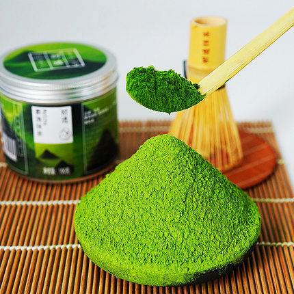 初透素涛抹茶粉点茶冲饮茶道饮品私家烘焙抹茶粉咖啡奶茶拿铁冲饮