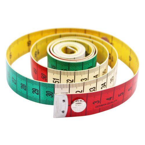 加厚彩色hoechstmass腰围软尺服装皮尺量衣尺量三围身高裁缝卷尺