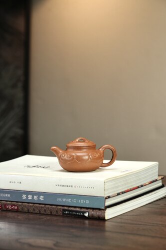 闪购 宜兴紫砂壶小号段泥如意仿古壶120CC家用手工泡茶壶功夫茶具