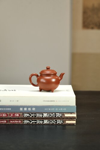 闪购 宜兴紫砂壶小号朱泥大彬如意壶110CC家用迷你紫砂茶具泡茶壶