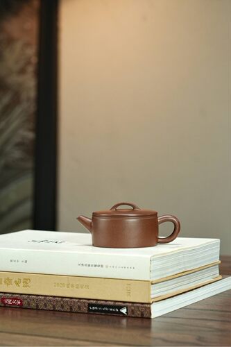 闪购 宜兴小品紫砂壶紫泥黑星土汉瓦壶120CC家用手工泡茶壶茶具