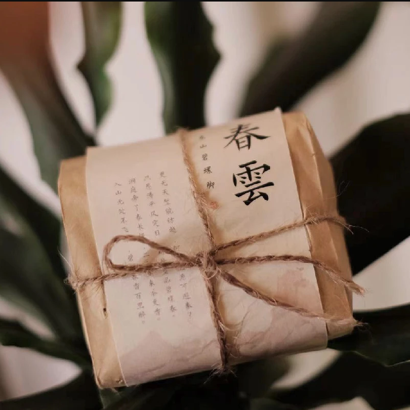 归荼茶事|春云 碧螺脚2026年新茶明前嫩芽花果香苏州东山绿茶40g