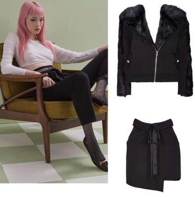 【XSS】For Love and Lemons冬季腰部系带装饰铅笔裤/短裙