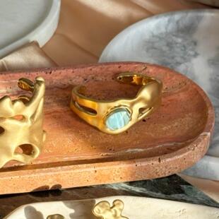 6折 Ports1961 金色巴洛克欧洲复古宫廷风手镯