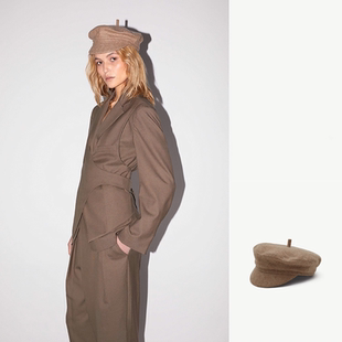 【折】乌克兰设计师Ruslan Baginskiy2J冬棕色系报童帽英伦复古