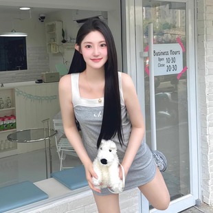 灰白吊带裙 2025SS Andrea Martin