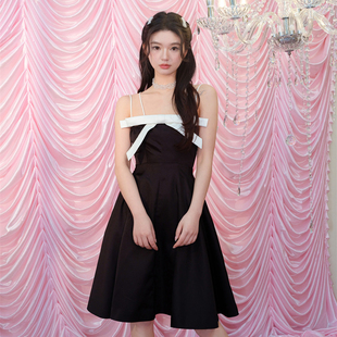 折 两穿双面蝴蝶结娴静修身 NAMAS 2024春夏新款 连衣裙 MIYO