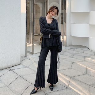 Other 外套 折 喇叭长裤 针织开衫 Each 时尚 2J秋冬新款