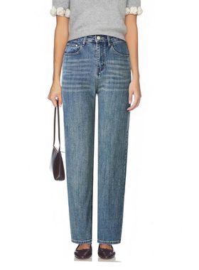 WITH HER 25AW Colette深蓝色长裤牛仔裤