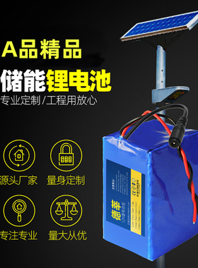 12V24V20AH30AH50AH锂电池组太阳能监控路灯音响户外安防锂电池组