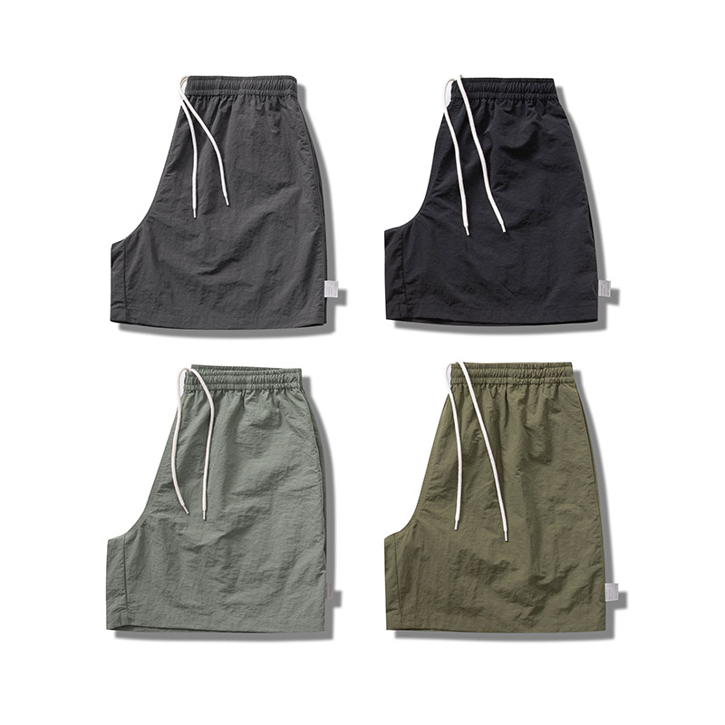 DRIVESTRAIGHT 生活系列：百搭防水男运动休闲四分速干短裤沙滩裤