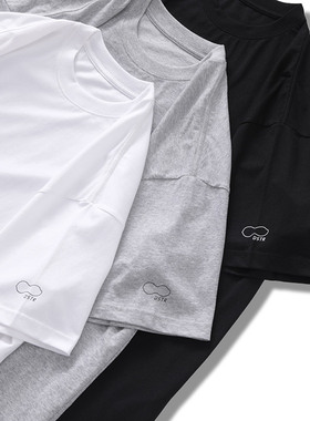 DRIVESTRAIGHT 生活系列：凉感抑菌亲肤休闲男女圆领打底短袖T恤