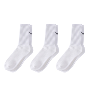 DRIVESTRAIGHT 百搭长筒纯棉运动刺绣纯色长袜2.0 23AW秋冬季