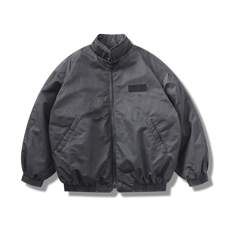 DRIVESTRAIGHT 24AW支线日系95鸭绒防寒水洗做旧褪色羽绒夹克外套