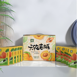 800克天轮杏脯新疆特产礼盒装包邮酸甜零食年货解馋果脯蜜饯