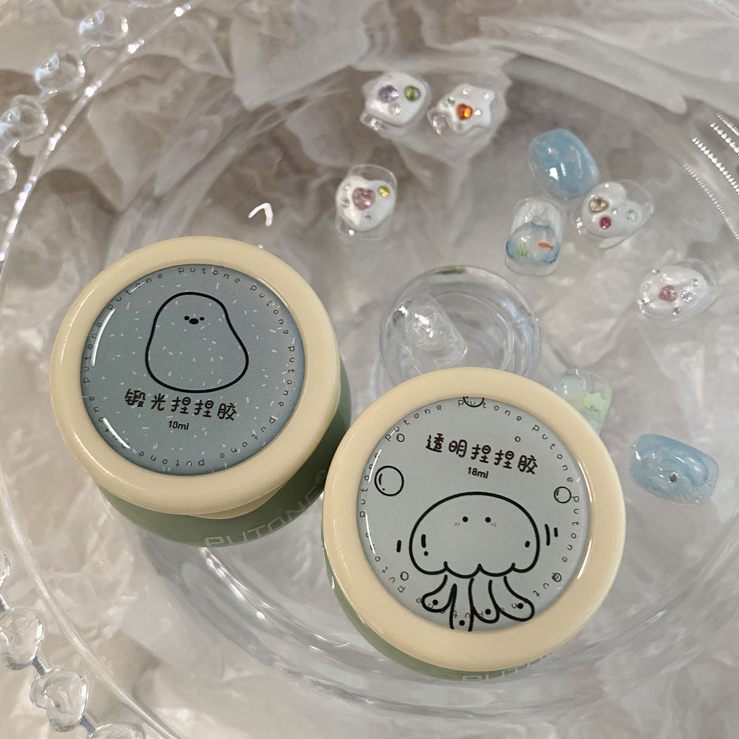 PutonePutone锻光透明捏捏胶