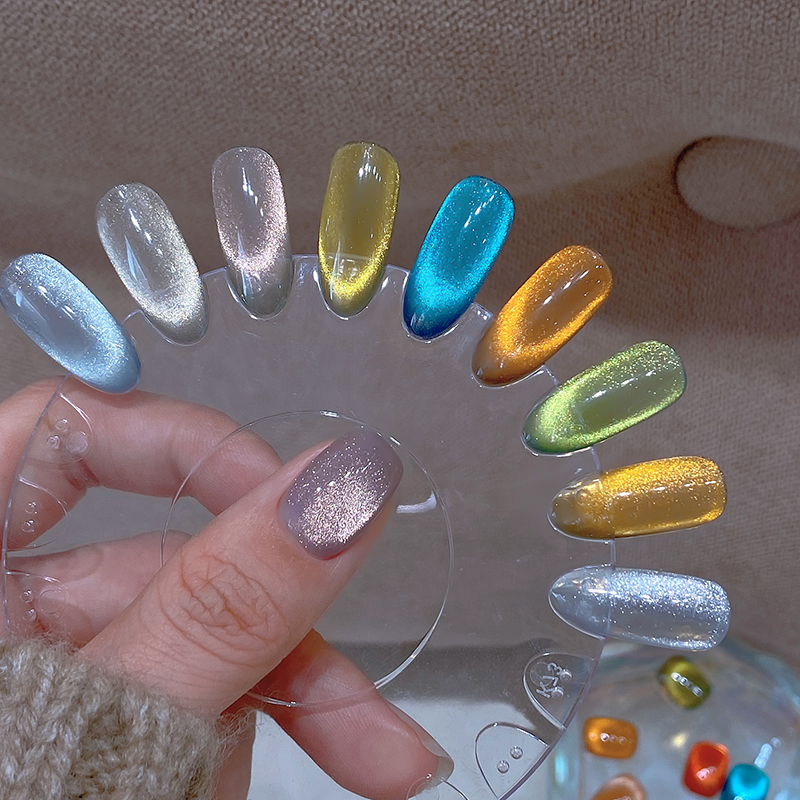空间感星轨猫眼美甲甲油胶putone putone彩晶灯泡万能立体3D梧桐