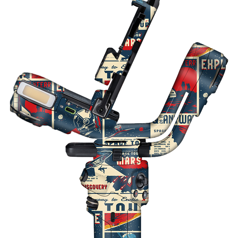 适用于智云WEEBILL3S 智云稳定器保护贴纸 全包磨砂卡通DIY保护膜