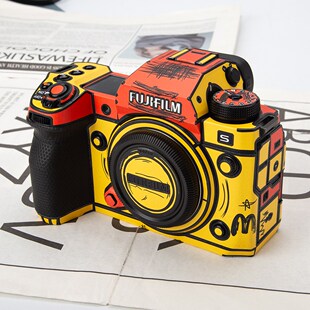 适用于富士X H2贴纸DIY碳纤维迷彩防尘保护膜 H2S保护贴膜富士X