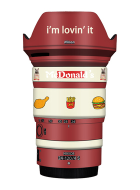 适用于尼康24-120F4S/24-70/24-240/50F1.8/50-250镜头贴膜