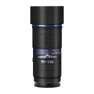 适用于老蛙180F4.5索尼E口镜头保护贴膜 贴皮全包碳纤维卡通贴纸