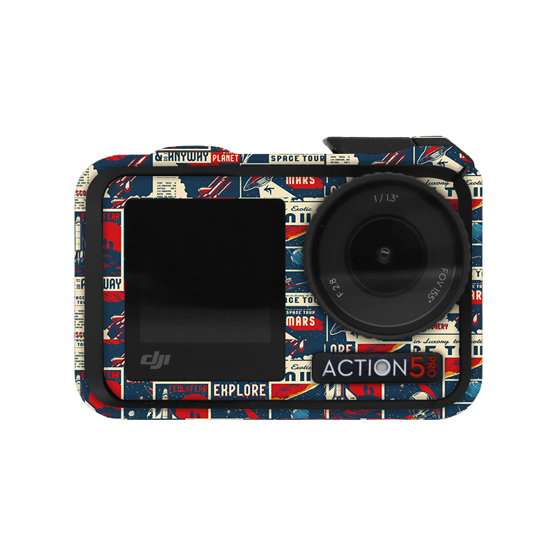 适用于大疆DJI Action5pro贴纸   运动相机贴膜 保护装饰贴纸