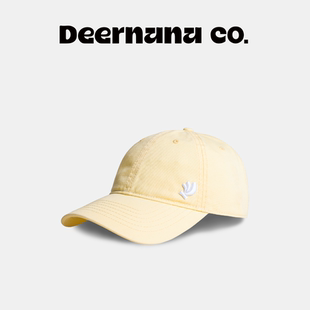 Deernana 户外 co.甜蕉香蕉棒球帽立体刺绣清新嫩黄色百搭情侣韩版