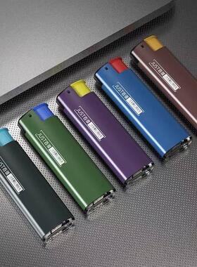 百得原装正品JUST彩色打火机个性国朝防风一次性电子火机加厚防爆