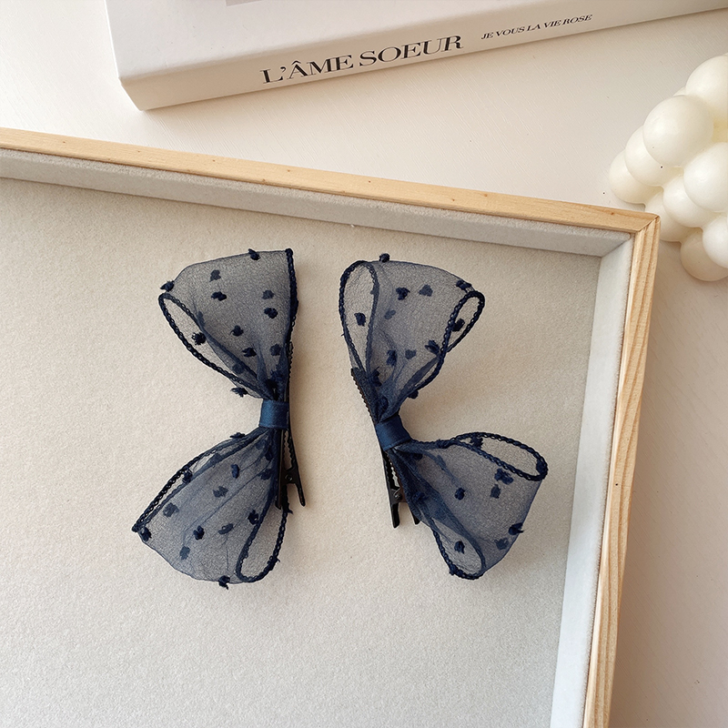 【2个装】儿童蕾丝发夹蝴蝶结