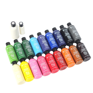 DIY手工皮具 牛皮皮料皮革皮雕皮包封边 20色弹力皮边油 哑光边油