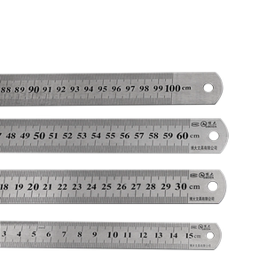 15cm30cm60cm100cm直钢尺 钢直尺 优质公英制直板/钢板尺测量工具