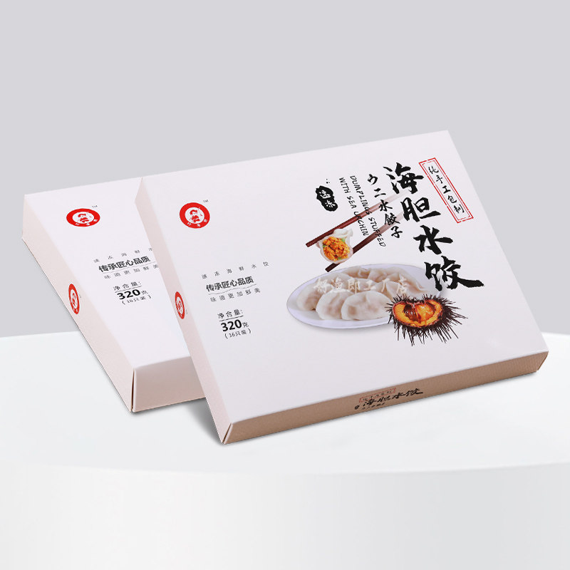 好渔郎速冻原汁海胆水饺纯手工海鲜饺子早餐速食包邮大连特产优选