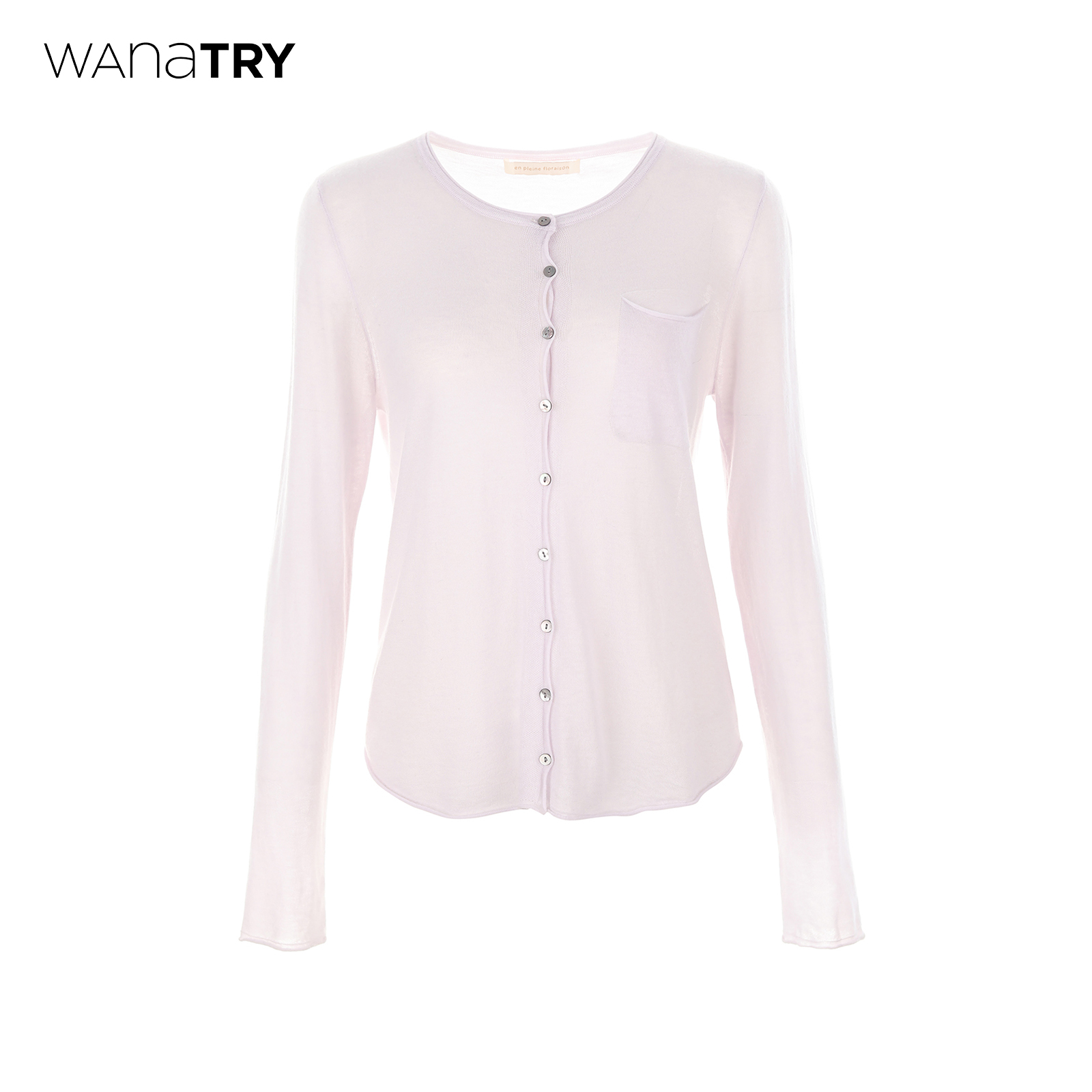 wanatry超细羊毛口袋针织开衫