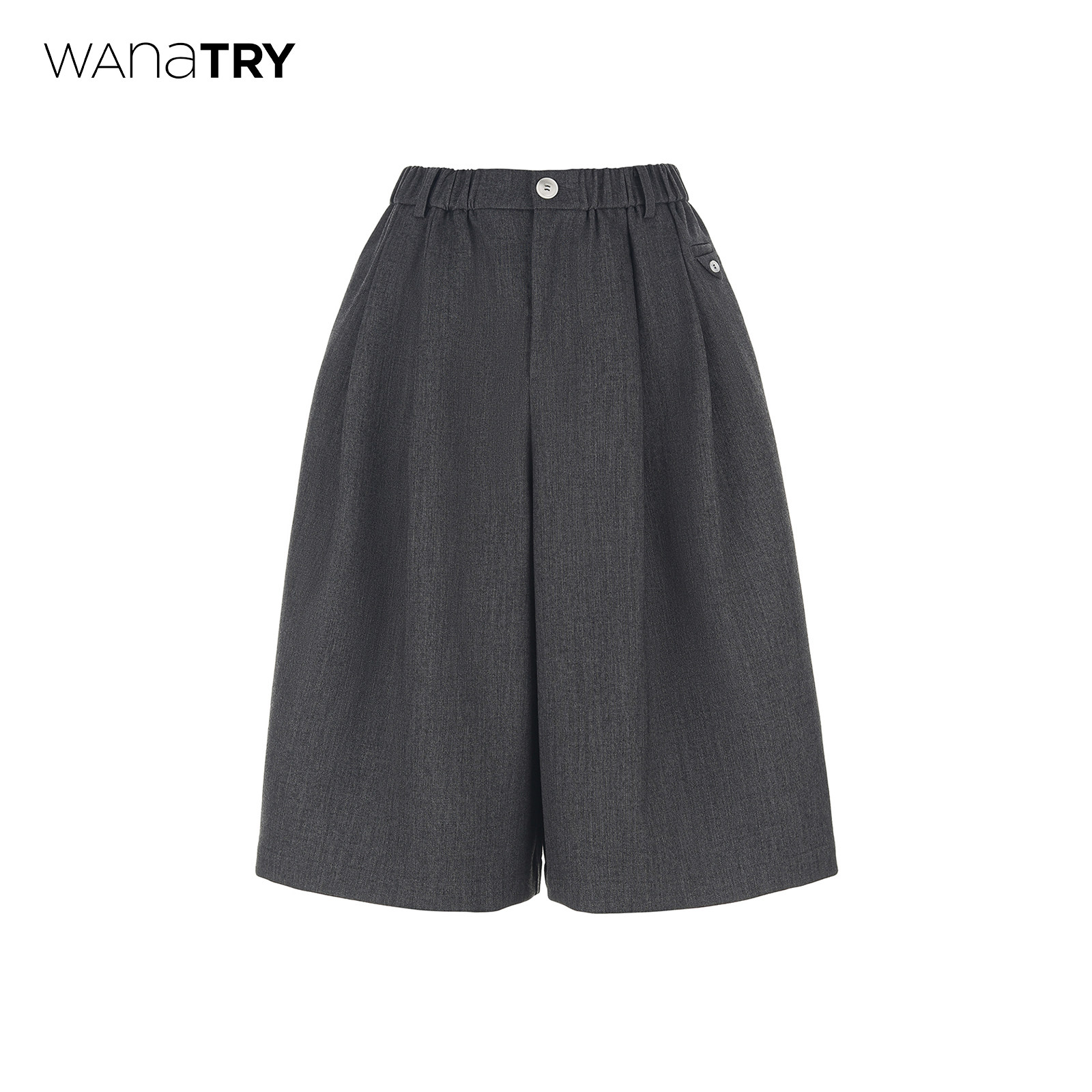 wana try通勤时髦感中裤2026春季新款阔腿A字垂坠舒适设计感女裤,女装/女士精品,休闲裤,淘宝优惠券,粉丝福利购,淘宝优惠卷
