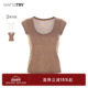 短袖 wana 新款 休闲百搭女款 tryU型法式 超显瘦T恤2025夏季