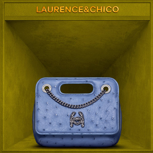 Laurence&Chico蓝色鸵鸟牛奶盒