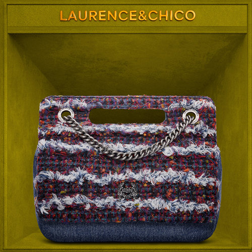 Laurence&Chico红蓝花呢牛奶盒