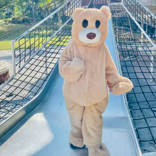 网红熊卡通人偶服装跳舞熊演出服成人行走服公司年会表演服装出租